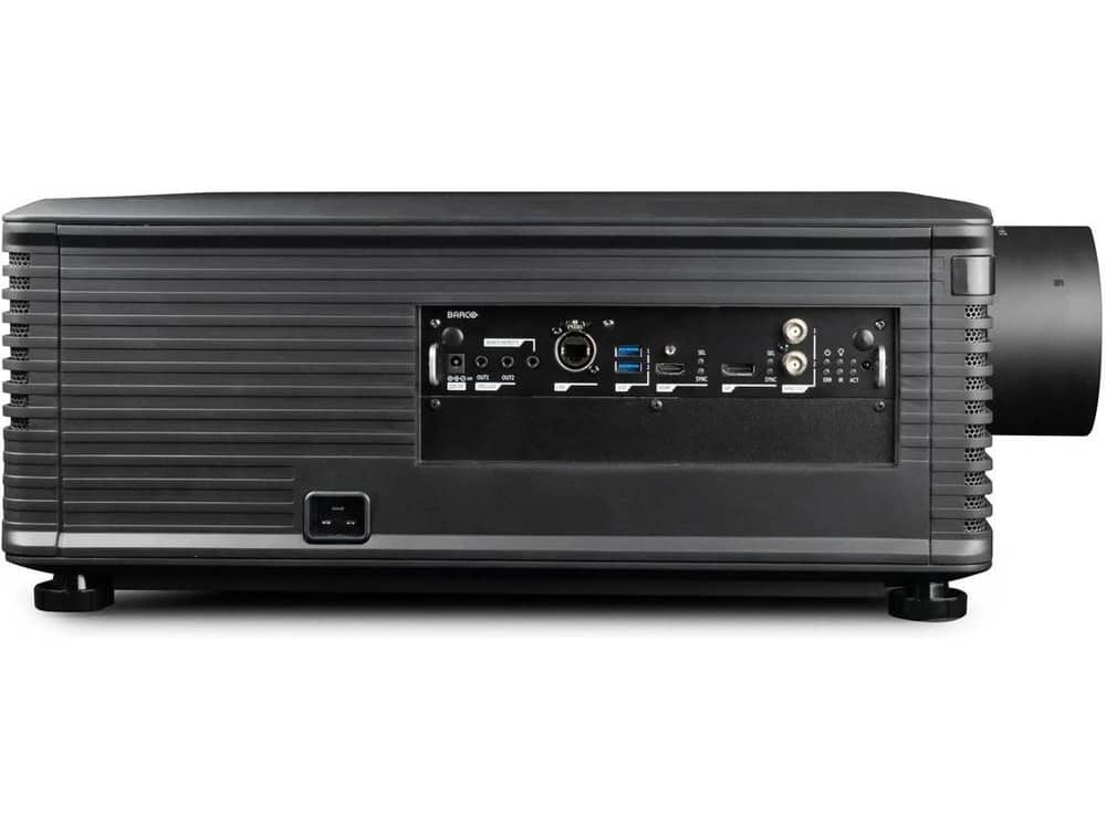 Barco I600-4K15 projector - side connectors