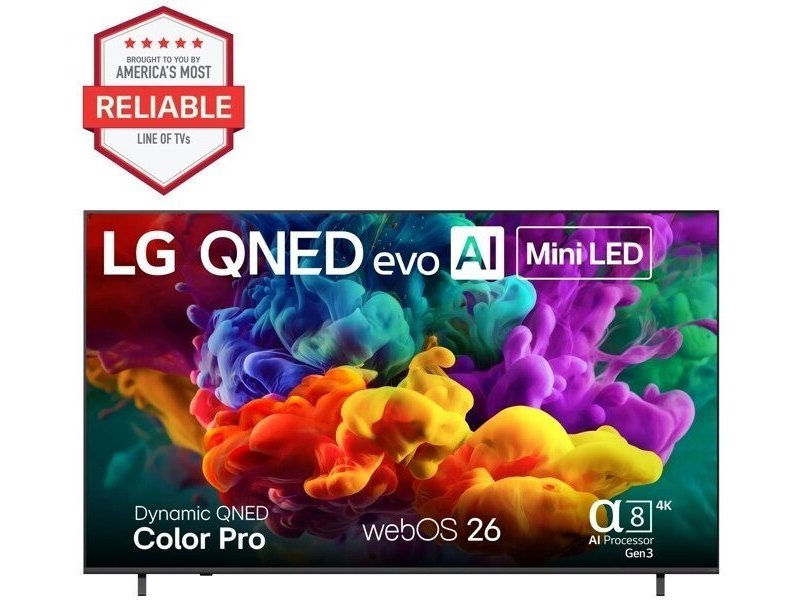 85 Inch Class LG QNED evo AI QNED84B Mini LED 4K Smart TV 2026 - view 1