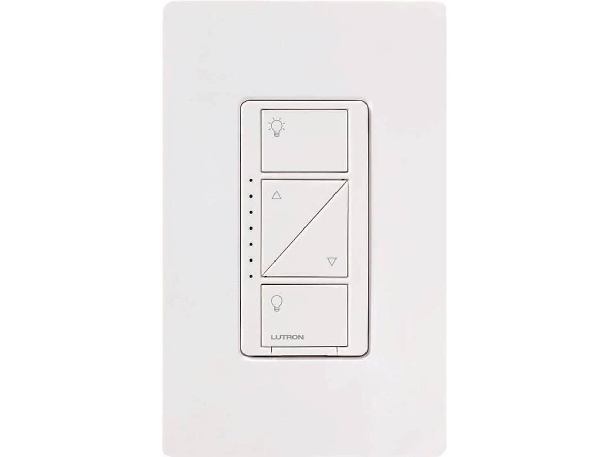 Lutron PD-6WCL-WH Caseta Wireless In-Wall Dimmer - White