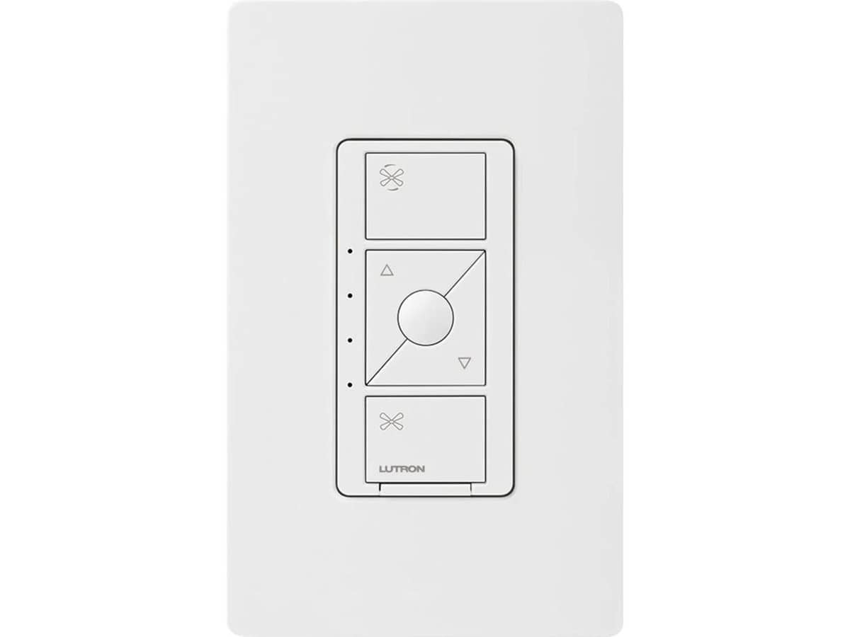 Lutron PD-FSQN-WH Caseta Wireless 4-Speed Fan Control - White