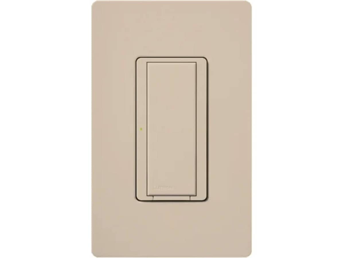 Lutron RRD-8ANS-TP RadioRA 2 8A Neutral Switch - Taupe