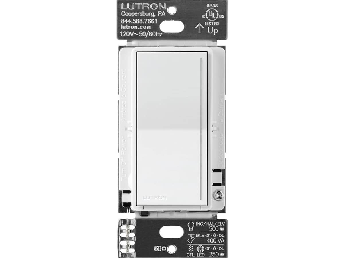Lutron RRST-RD-SW RadioRA 3 Sunnata RF Companion Dimmer - Snow