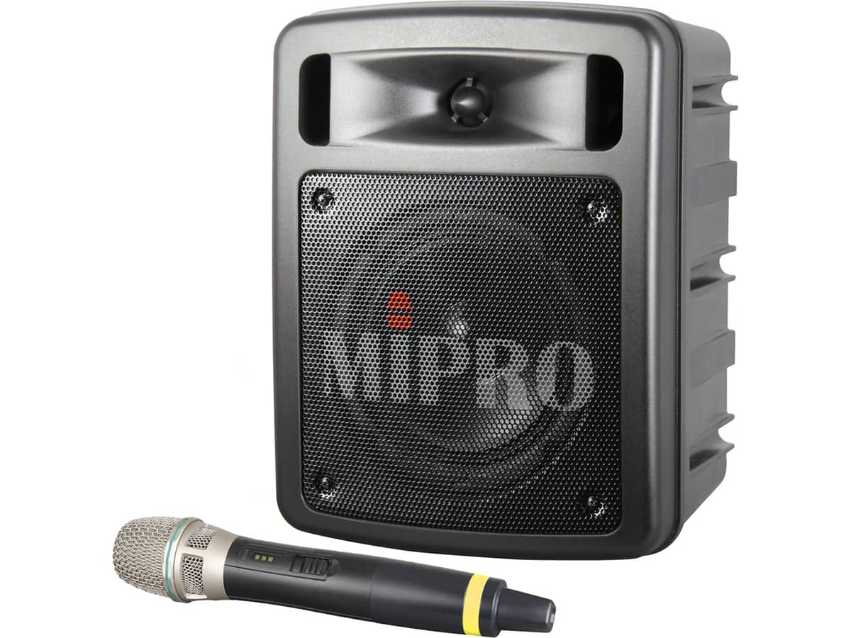 MIPRO MA-300/ACT58H Portable 60W Single Channel Bluetooth Wireless PA System with Wireless Handheld Mic