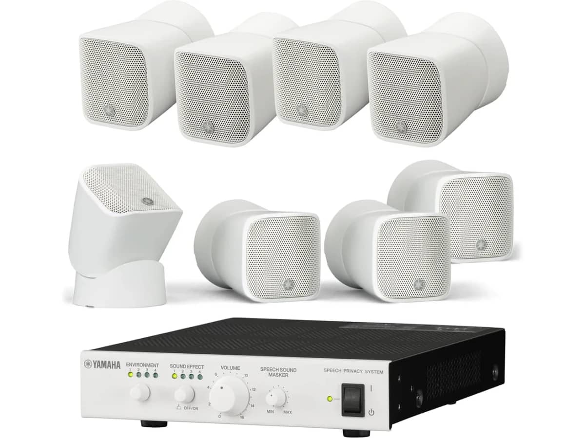 Yamaha VSP-2 Speech Privacy System with 8 VSP-SP2 Speakers
