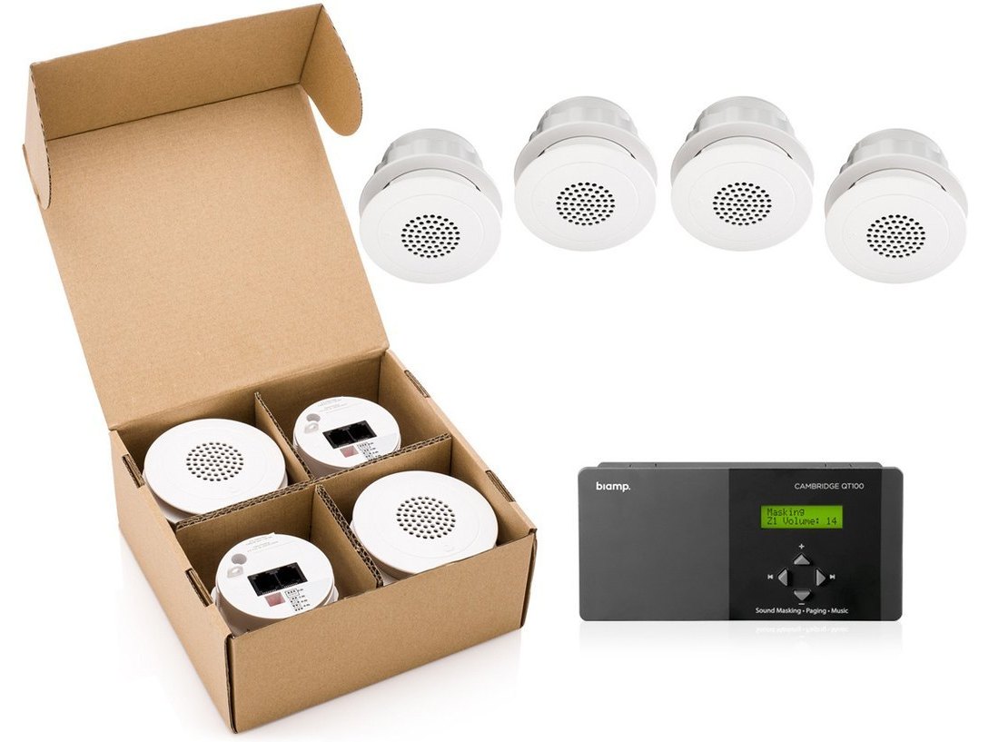 Car Dealership Sound Masking System with Cambridge Qt 100 and 8 Emitters