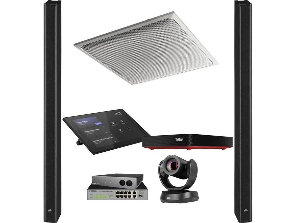 Yamaha Lenovo AVer Hybrid Room-Ready Conference Room Sound System