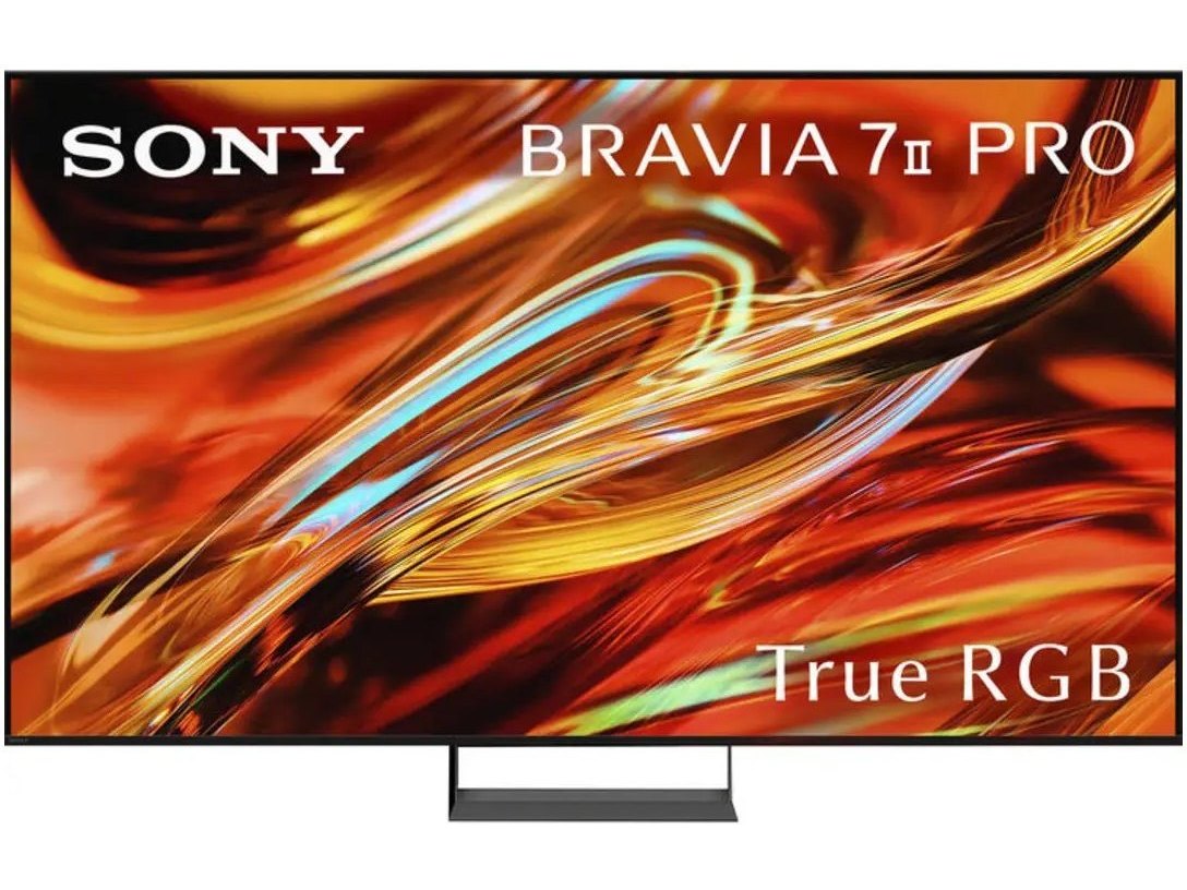 Sony K65XR70PRO 65" BRAVIA 7 II Pro 4K HDR Smart True RGB Mini-LED TV - front view