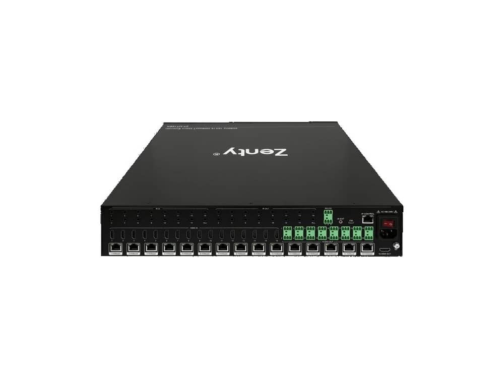 Zenty ZT-MT16EA matrix switcher rear panel