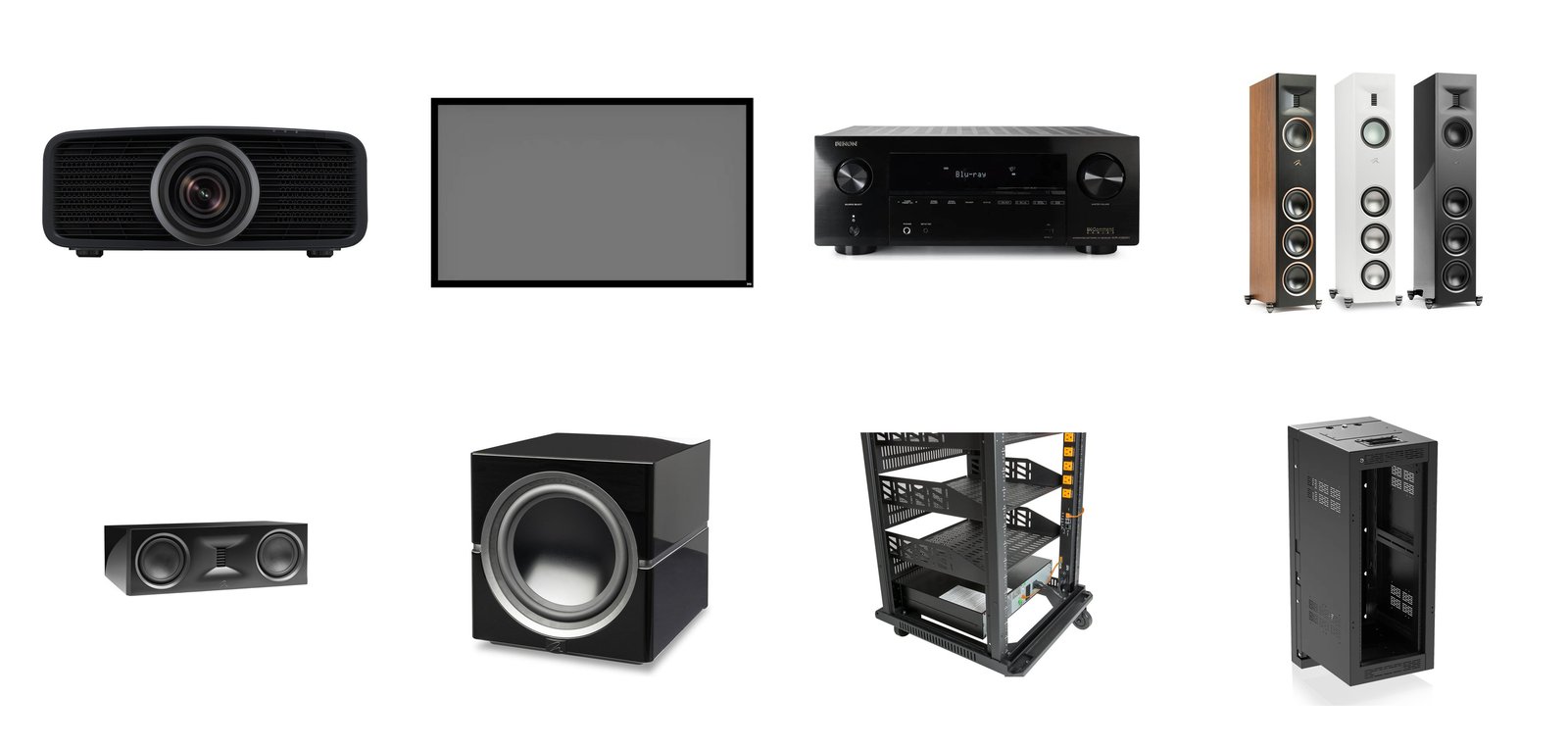 Projector home theater - the full system